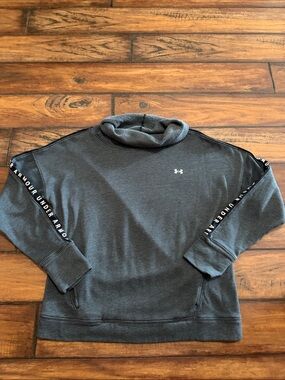 Under Armour Dark Charcoal Funnel Neck Pullover